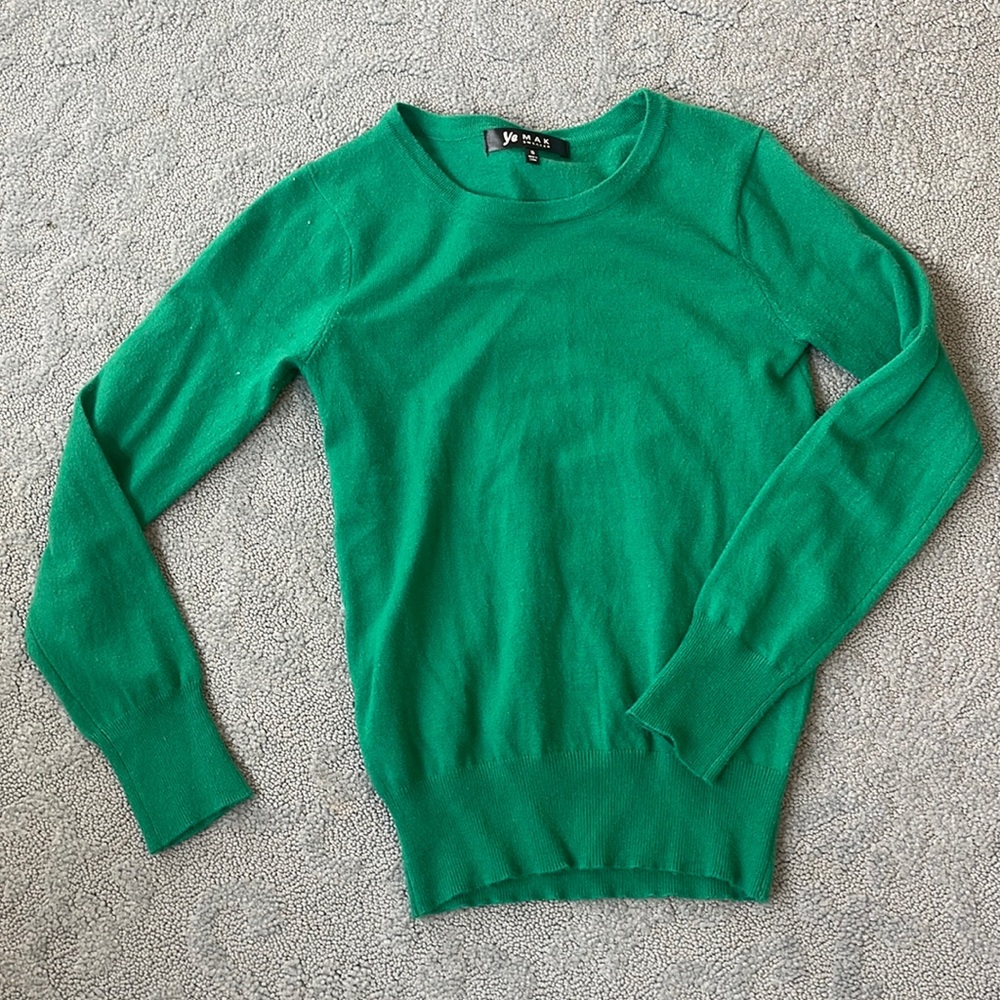 Green sweater